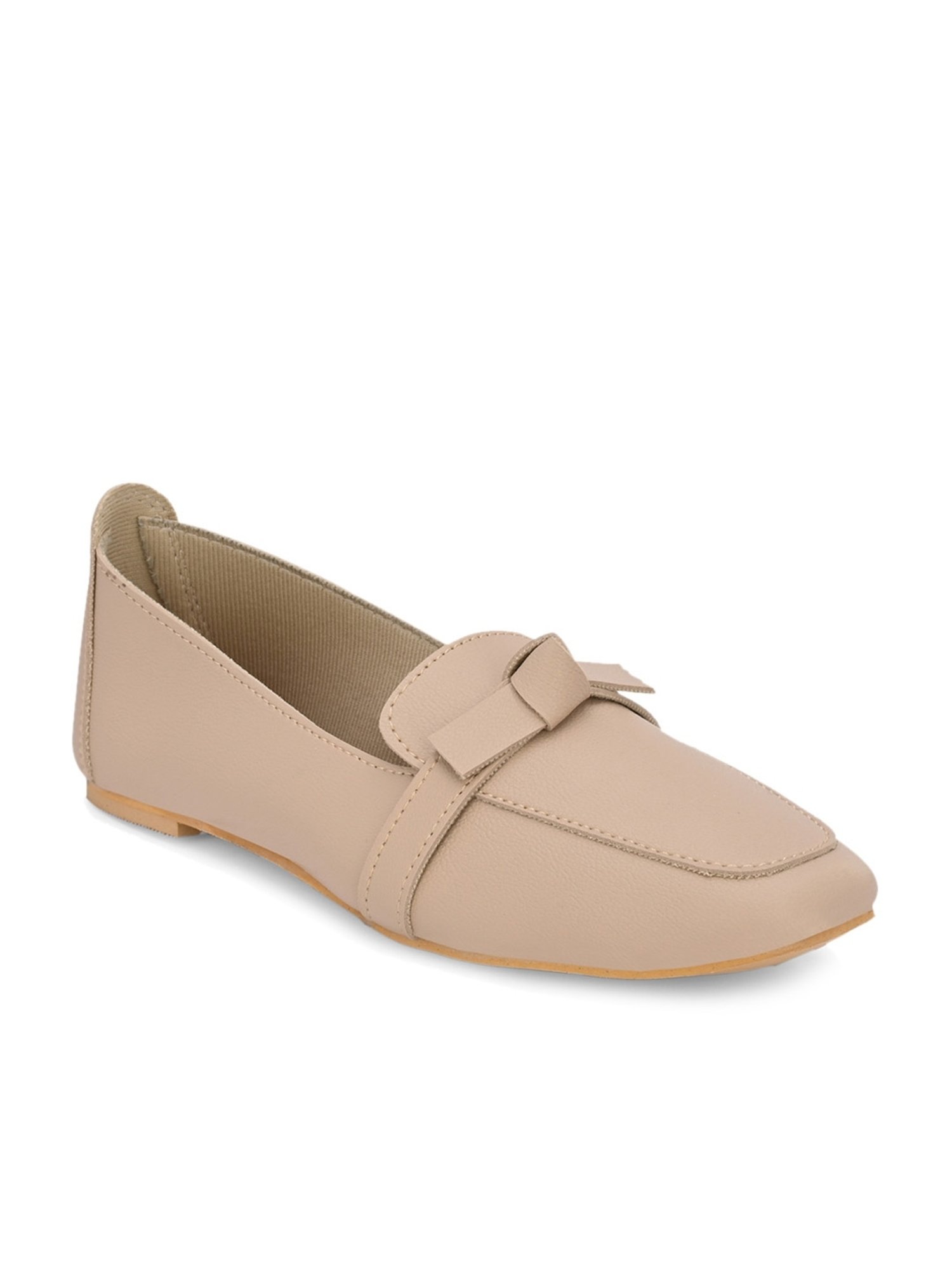 Clog London Women's Beige Casual Loafers