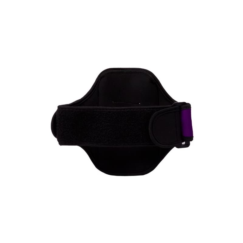 OEM VG Brand Purple Armband with Sweat Resistant Lining and Unique Key Pocket for Nokia Lumia 920 Smart Phone + VanGoddy Wrist Band