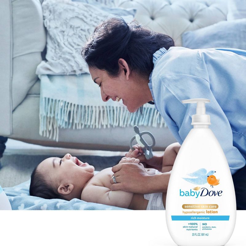 Baby Dove Rich Moisture Sensitive Skin Hypoallergenic Lotion - 20 fl oz