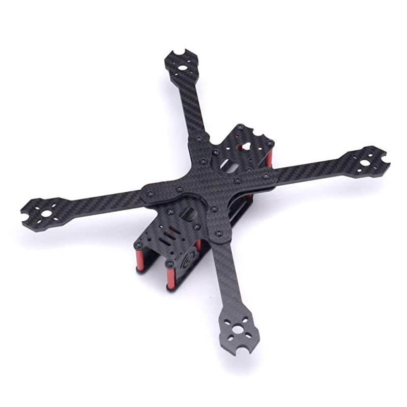 QL5 237mm FPV Racing Drone Frame 5 inch Carbon Fiber Quadcopter Freestyle Frame with 4mm Arm + 25cm Lipo Battery Straps