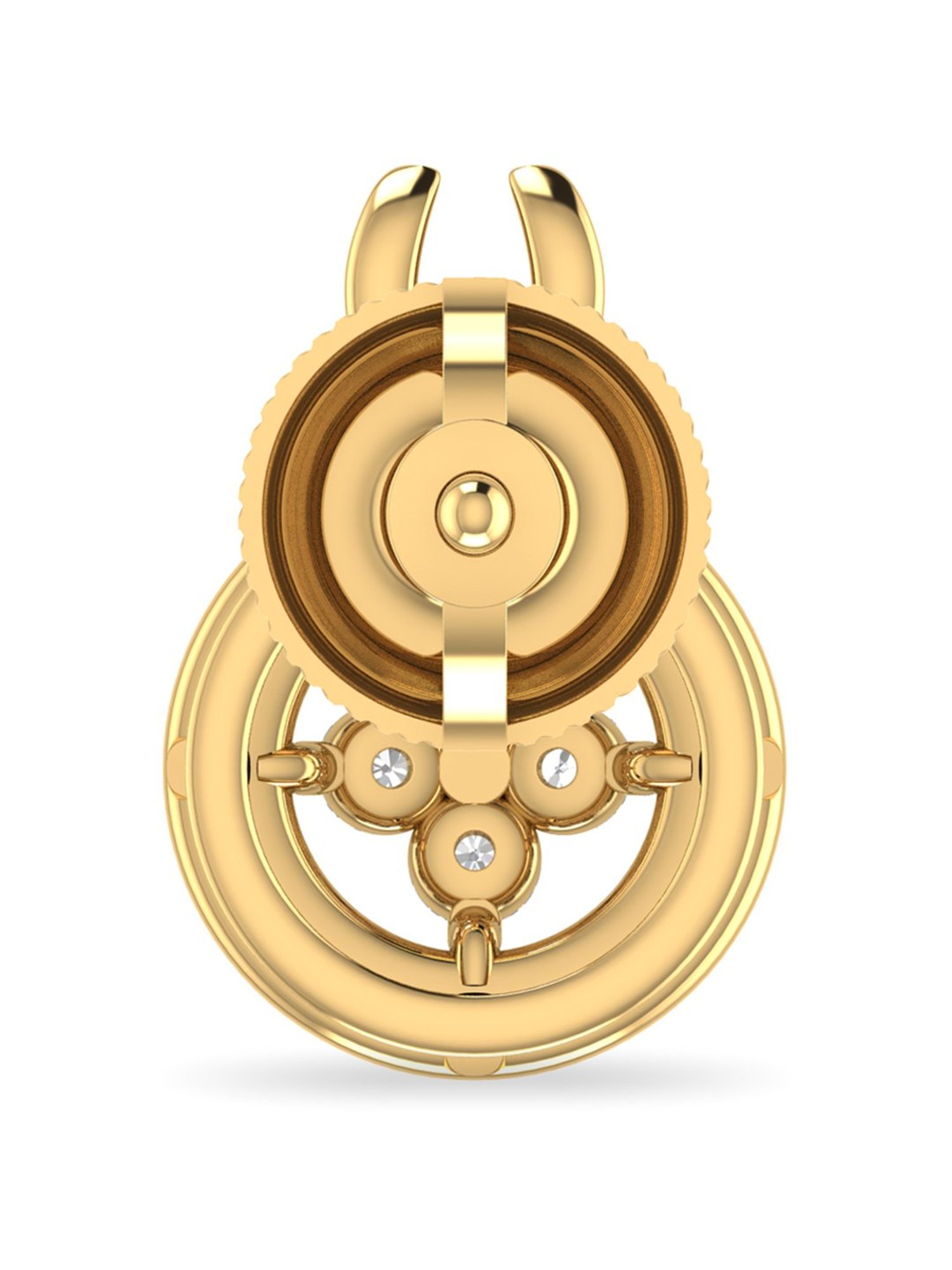 PC Jeweller Kunsgnos 22 kt Gold Earrings