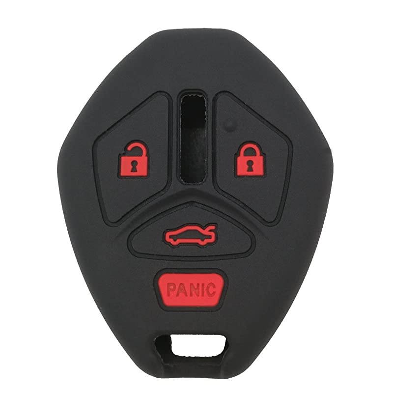 Silicone Key Fob Remote Skin Cover Case Protector Keyless Jacket for Mitsubishi Eclipse 20062012 Endeavor 20062011 Galant 20062012 Lancer Outlander 20072013