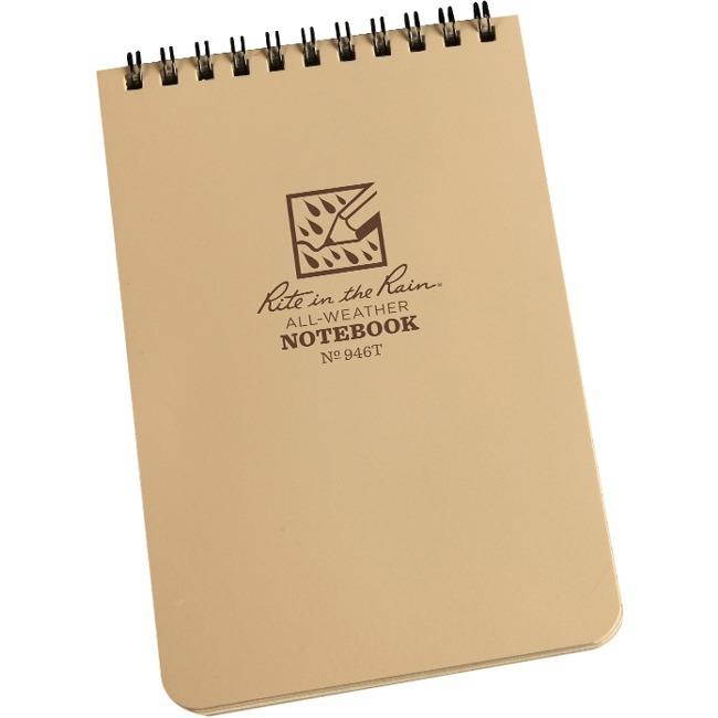 RITE IN THE RAIN 946T All Weather Memo Book,Universal,4 x 6In.
