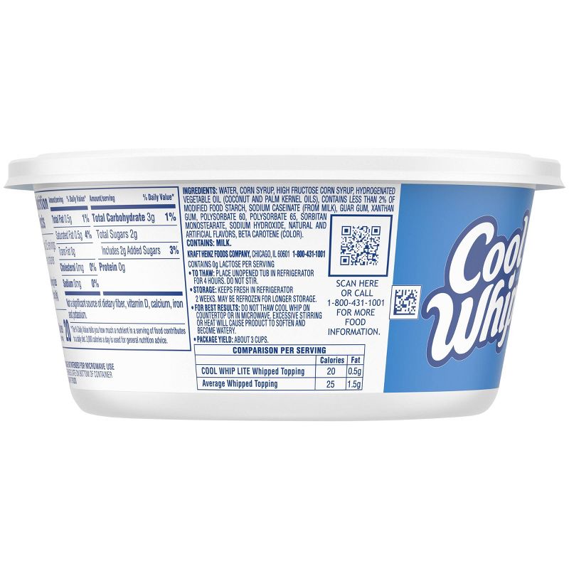 Cool Whip Lite Frozen Whipped Topping - 8oz