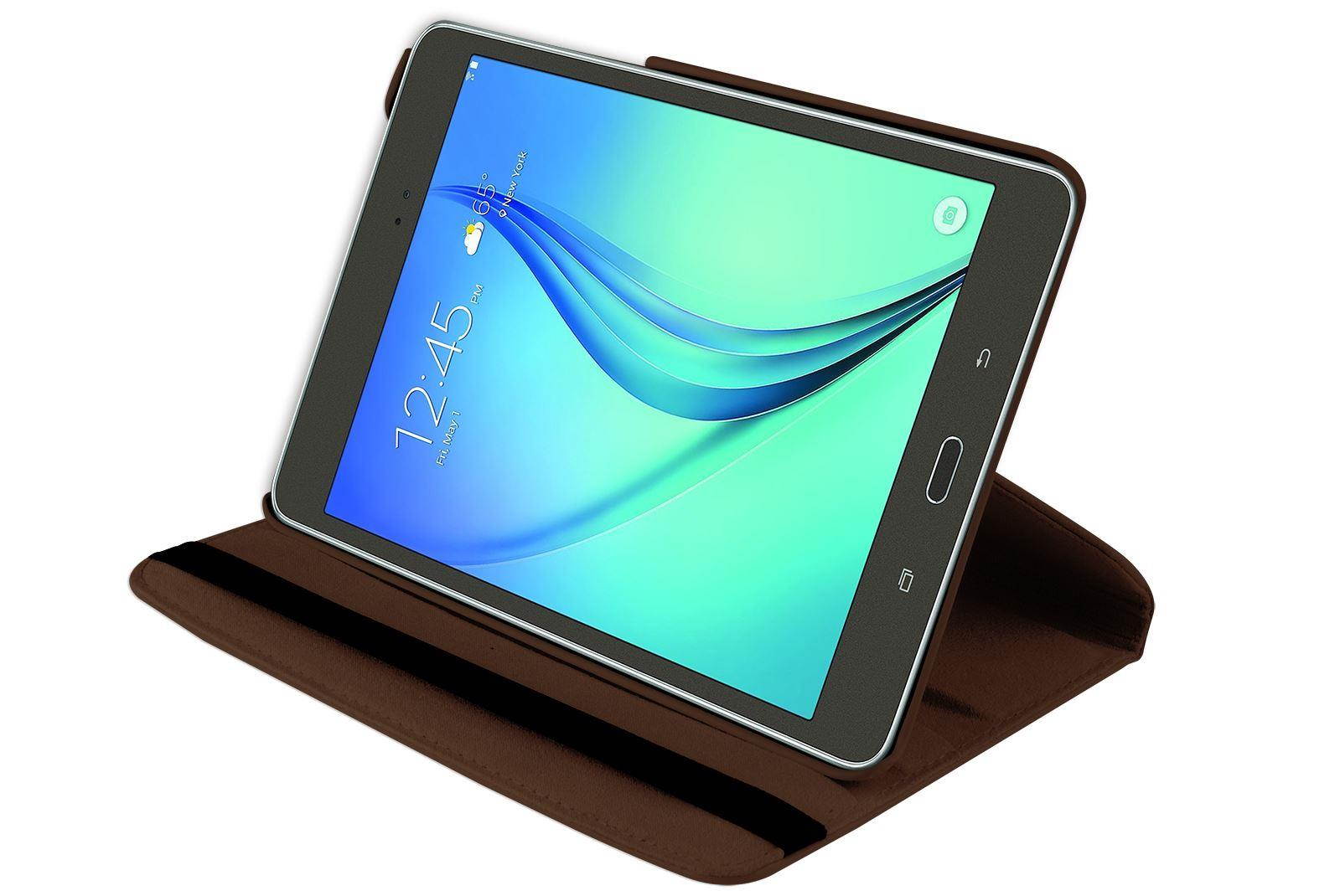 Hellfire Trading PU Leather Case 360 Rotating for Samsung Galaxy Tab A 8 T350 8" - Purple