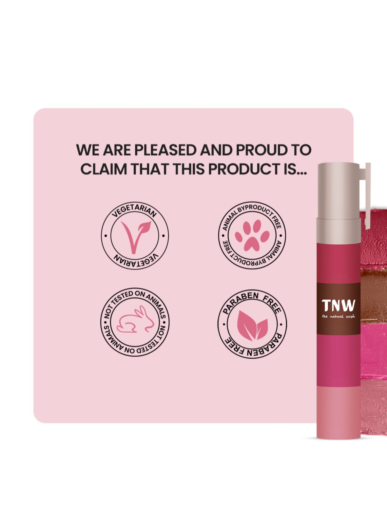 TNW-The Natural Wash Longstay Lipstack Playlist - 6.4 gm