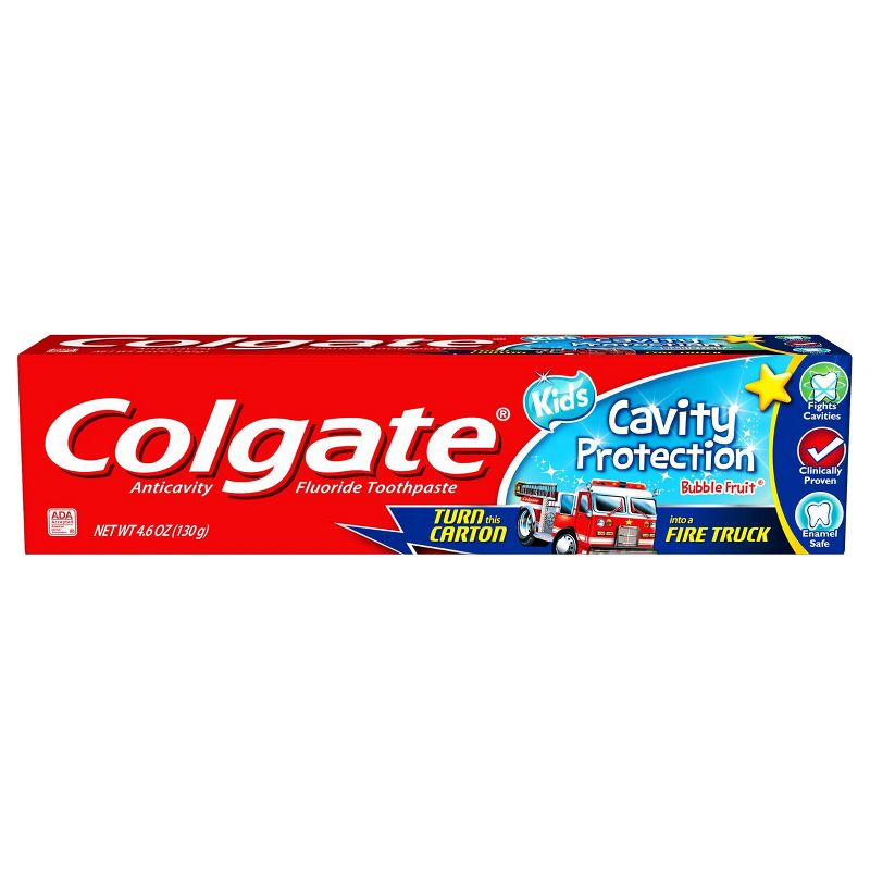 Colgate Kids Toothpaste with Cavity Protection & Fluoride - Bubble Fruit - 4.6oz