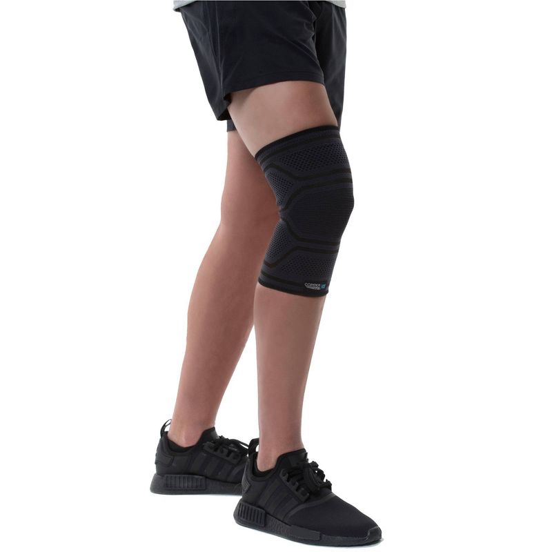 Copper Fit Ice Knee Sleeve Infused with Cooling Action and Menthol - L/XL