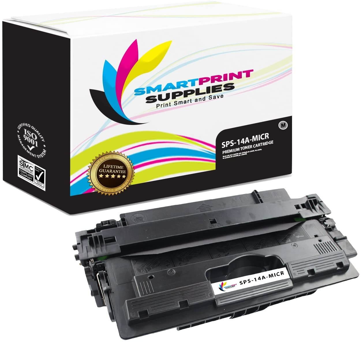 Smart Print Supplies Compatible 14A CF214A MICR Black Toner Cartridge Replacement for HP Laserjet Enterprise 700 M712 M725 Printers (10,000 Pages)