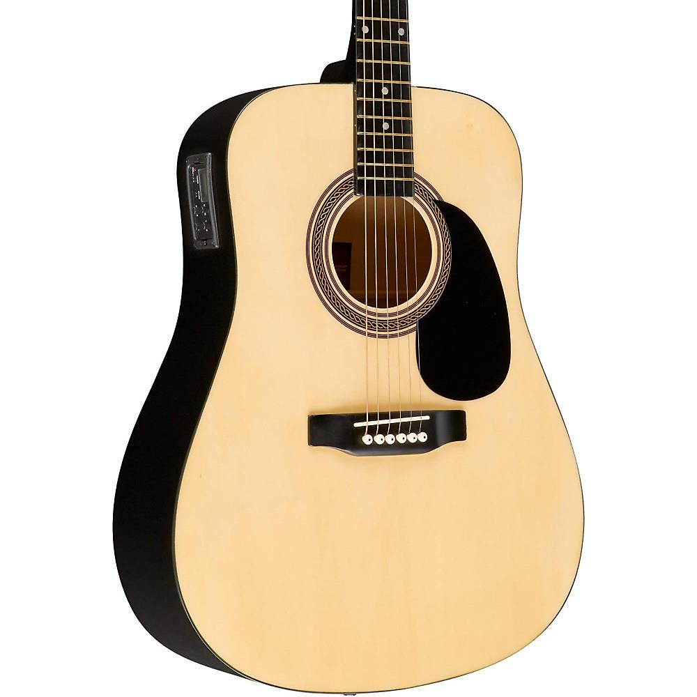 Rogue RA-090 Dreadnought Acoustic-Electric Guitar Natural