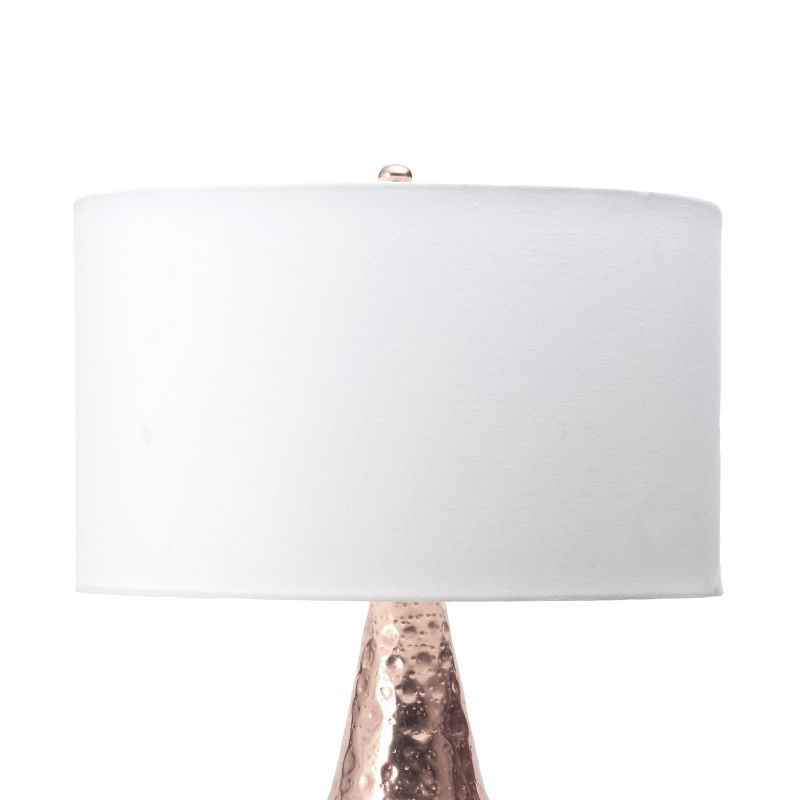 nuLOOM Brookhaven 27" Iron Table Lamp Lighting - Copper 26.5" H x 16" W x 16" D