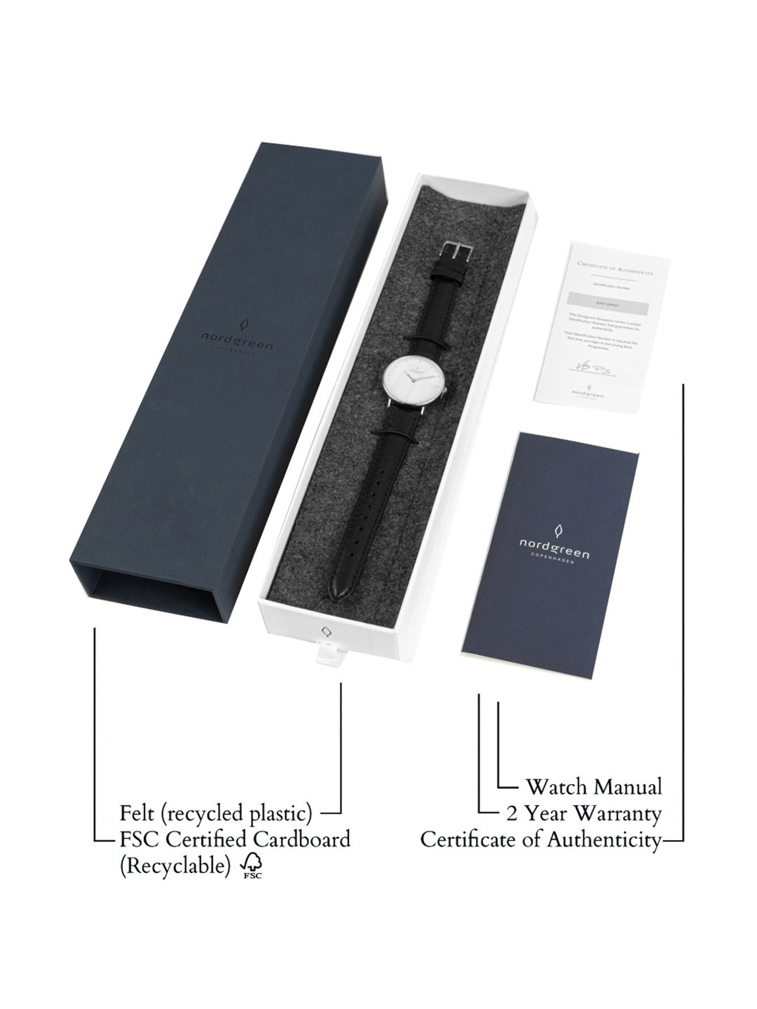 Nordgreen NR40SINYBLXX Native Unisex Analog Watch