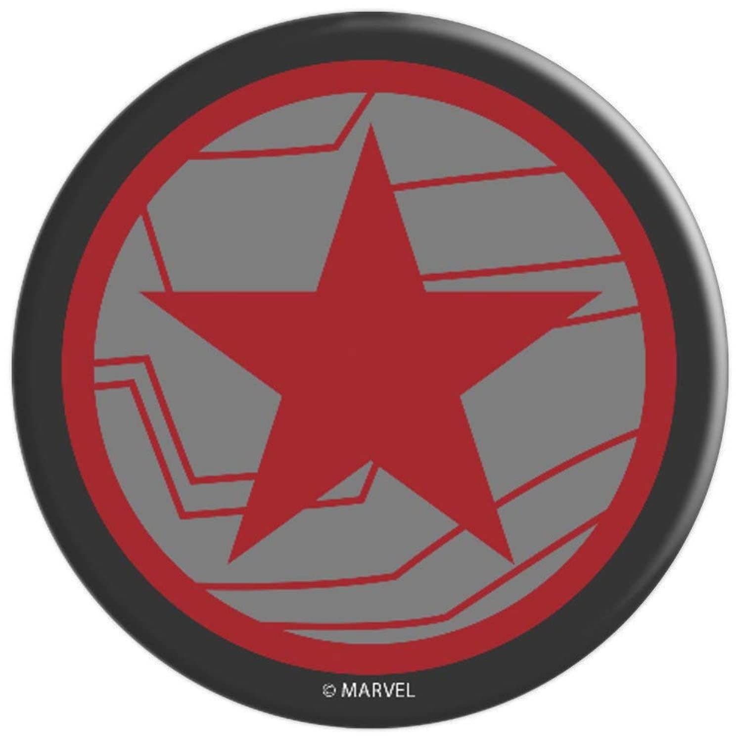 Marvel Avengers Winter Soldier Logo PopSockets Grip and Stand for Phones and Tablets