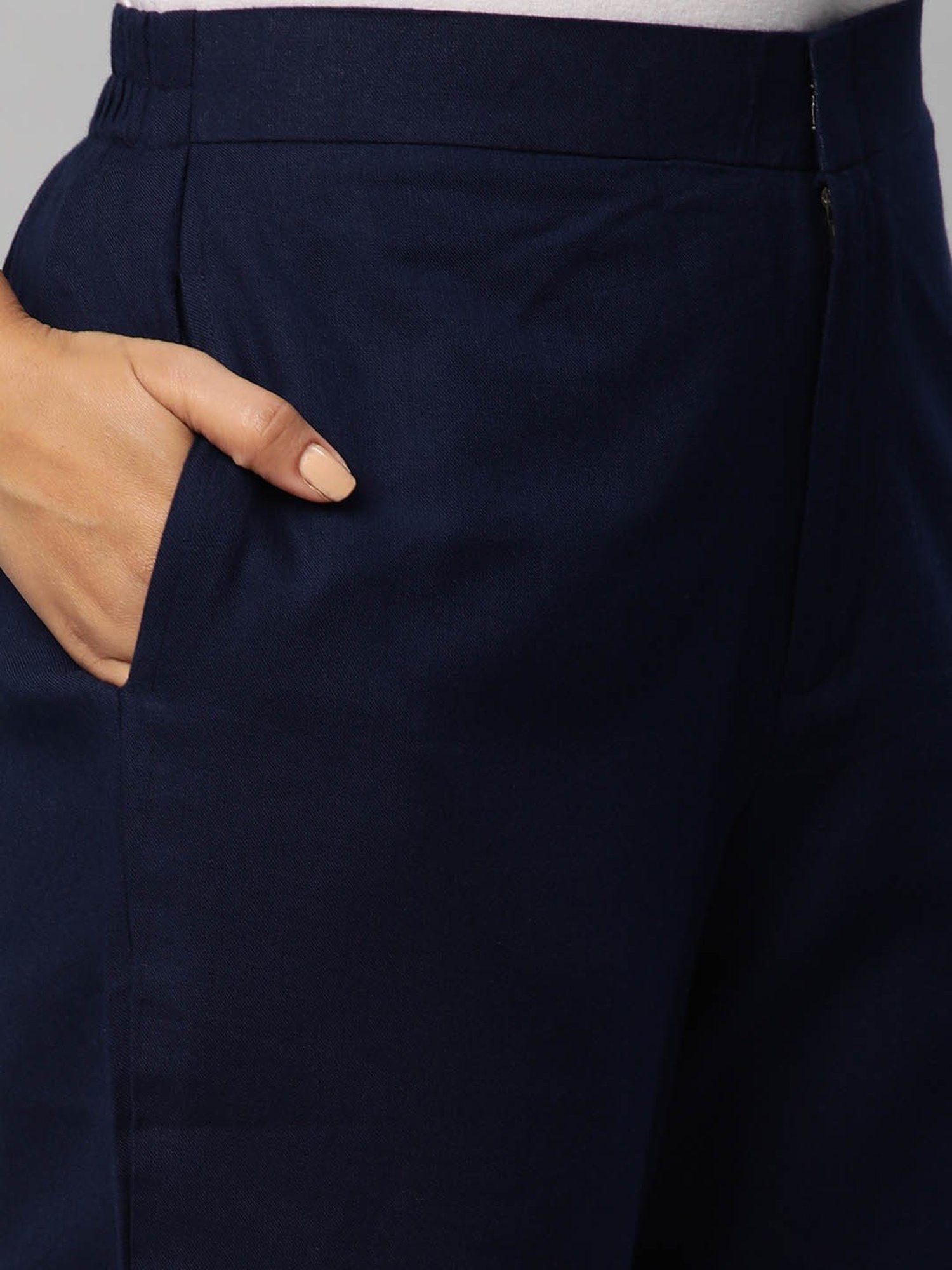 Kami Kubi Navy Cotton Pants