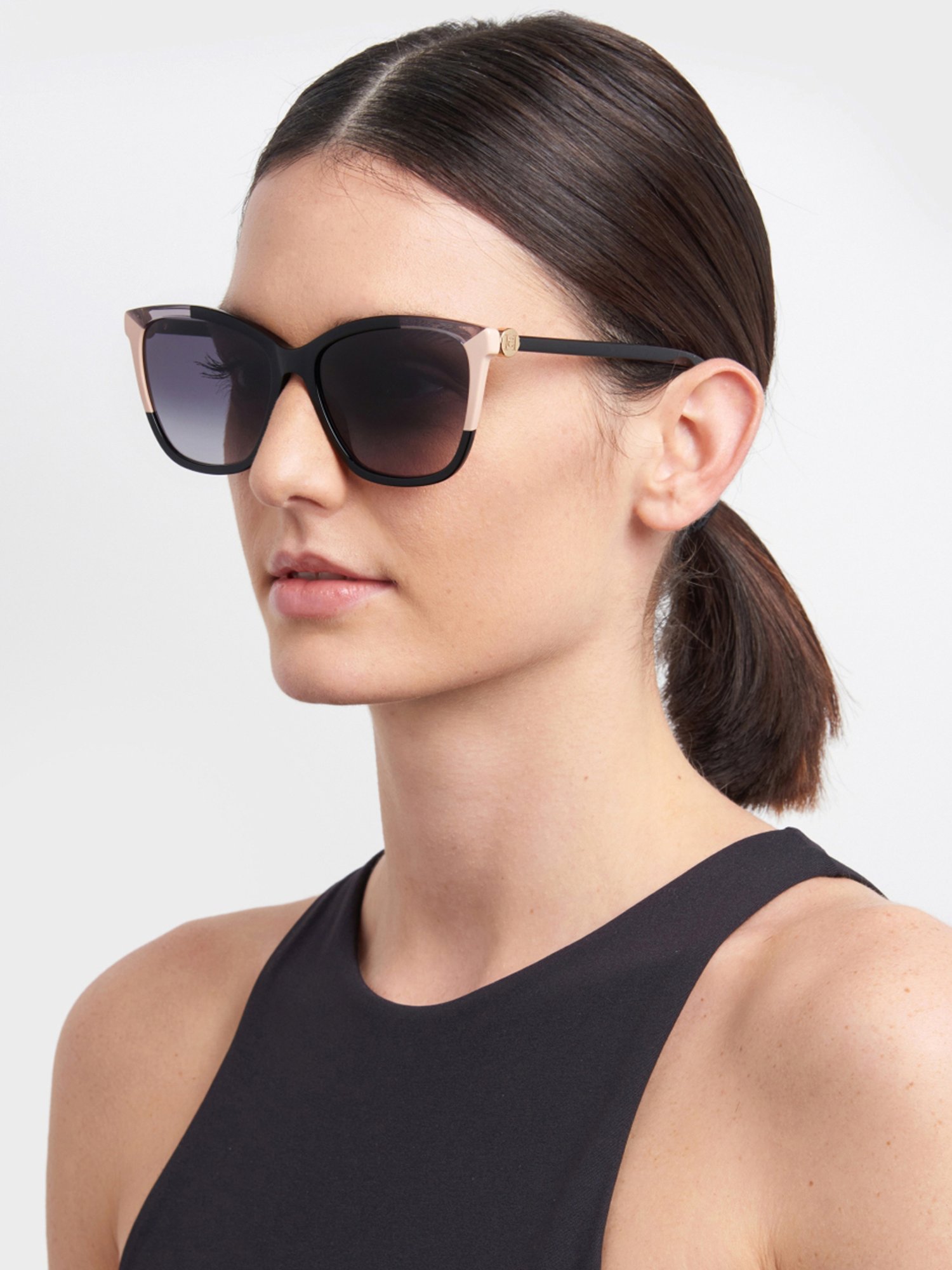 CAROLINA HERRERA 205097KDX589O Dark Grey Square Sunglasses