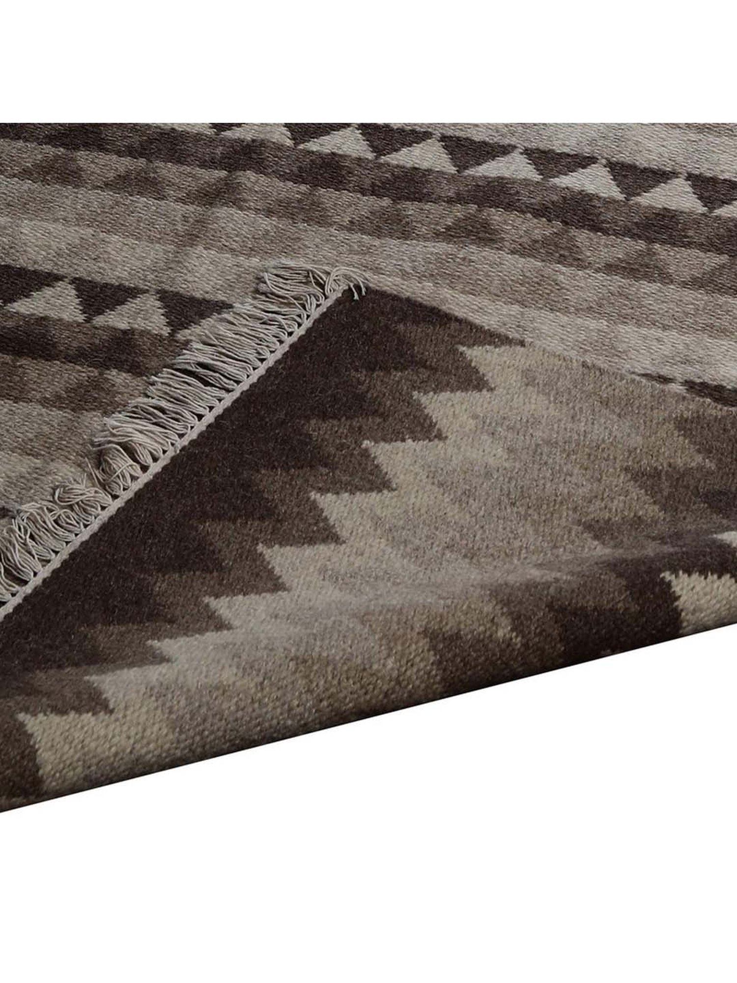 Pequra Brown & Beige Wool XL Carpet - Set of 1