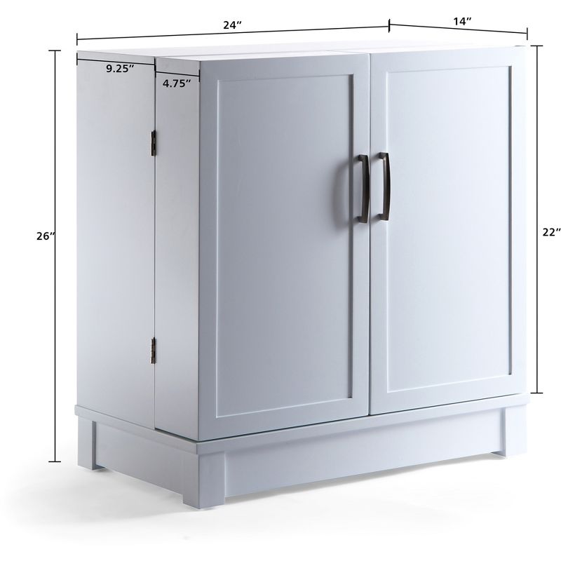 Patrick Storage Cabinet White - Hives & Honey