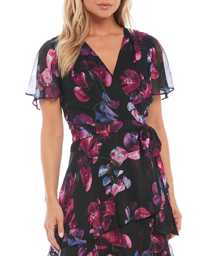 White Boho Stripes & Floral Print Floor Length Tank Dress