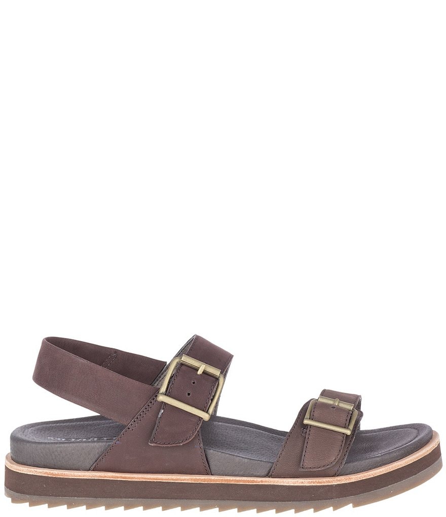 Merrell Women's Juno Leather Buckle Back-Strap Sandals