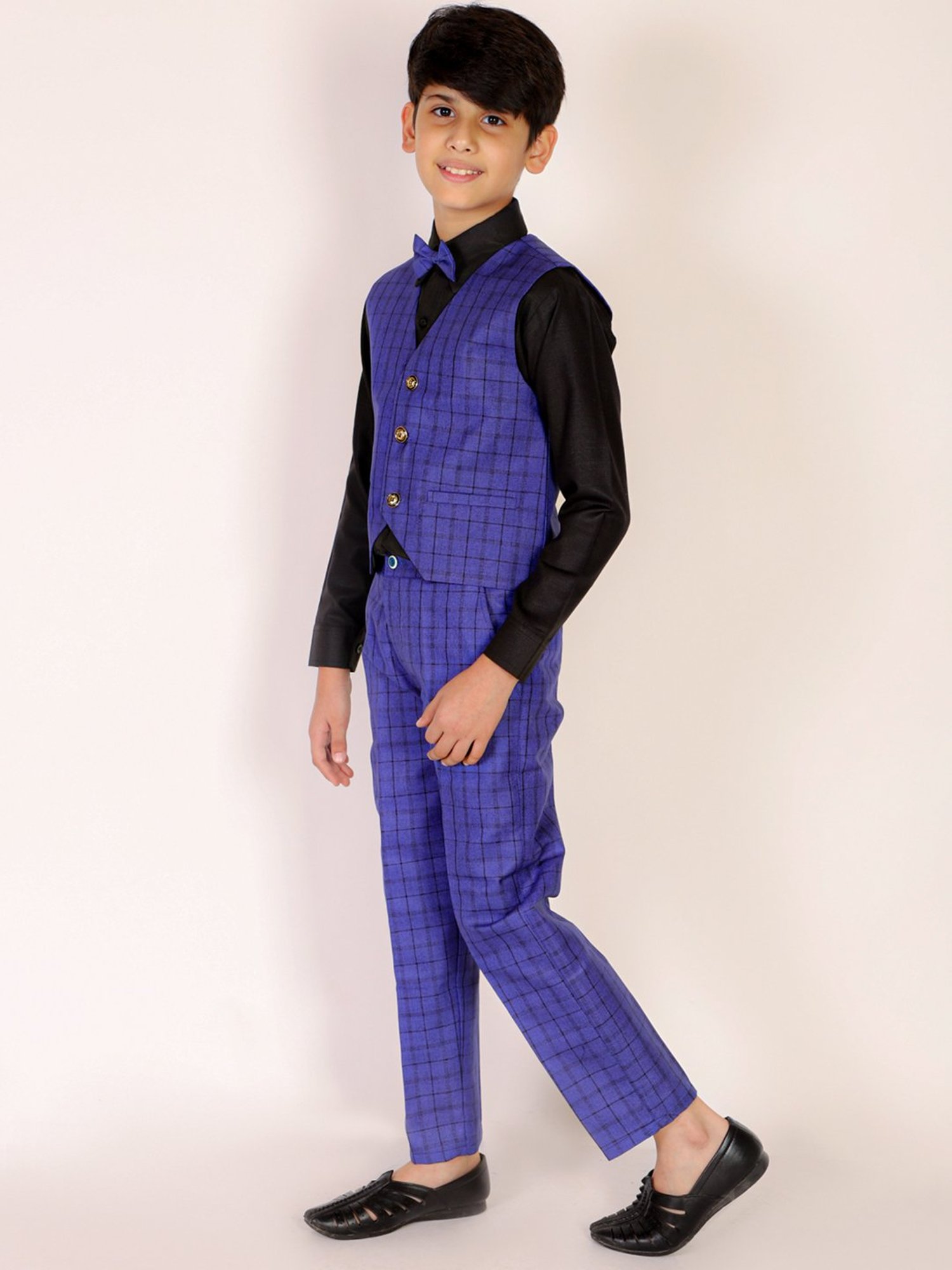 Blue Giraffe Kids Black & Pink Regular Fit Shirt Set