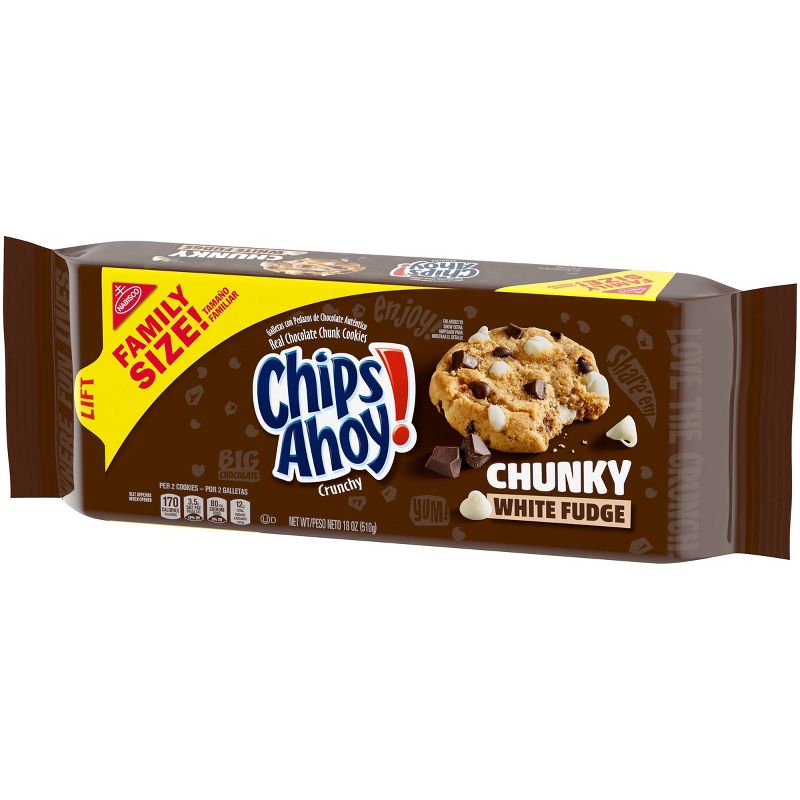 Chips Ahoy! White Fudge Chunky Family Size - 18oz