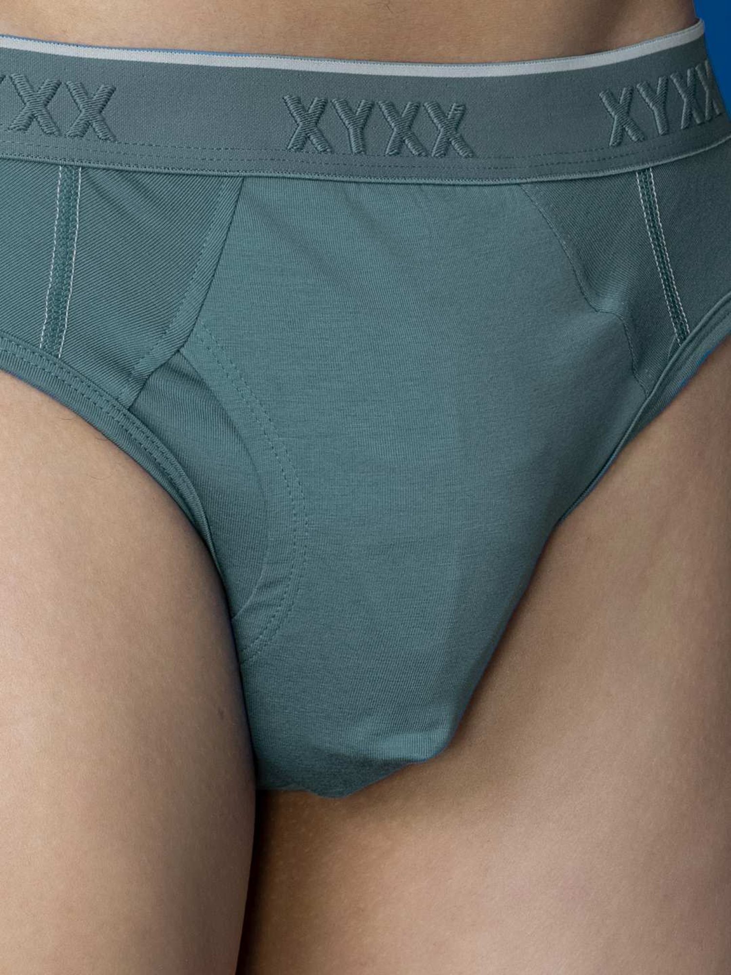 XYXX Multicolored Cotton Regular Fit Briefs - Pack Of 3