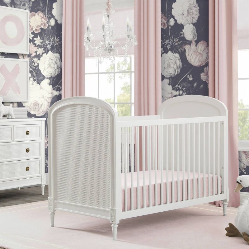 Delta Children Madeline 4-in-1 Convertible Crib - Bianca White