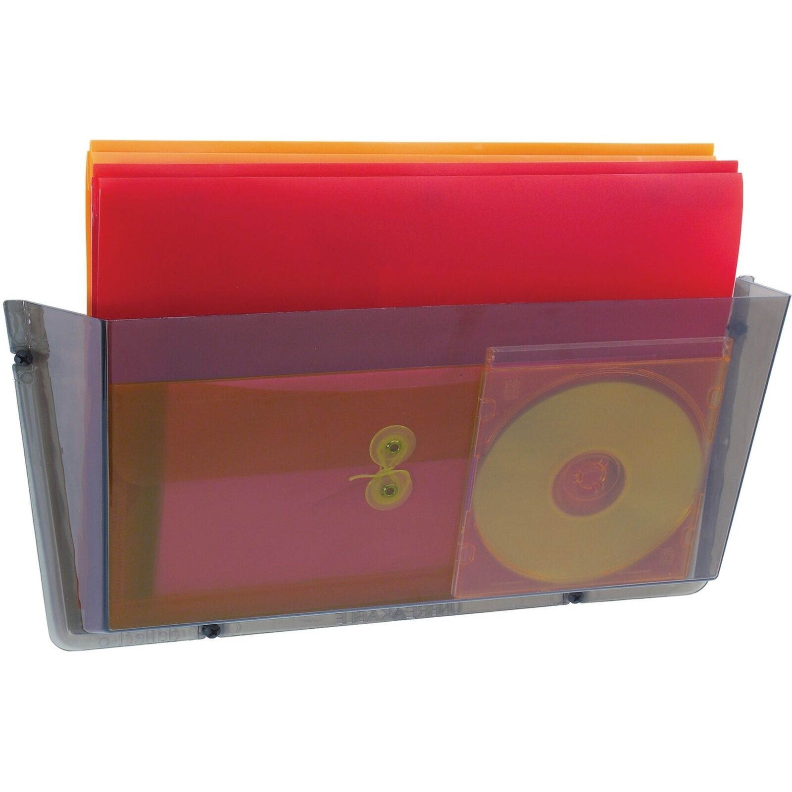 Deflect-o Unbreakable Wall Pocket - 6.5" Height X 17.5" Width X 3" Depth - 1