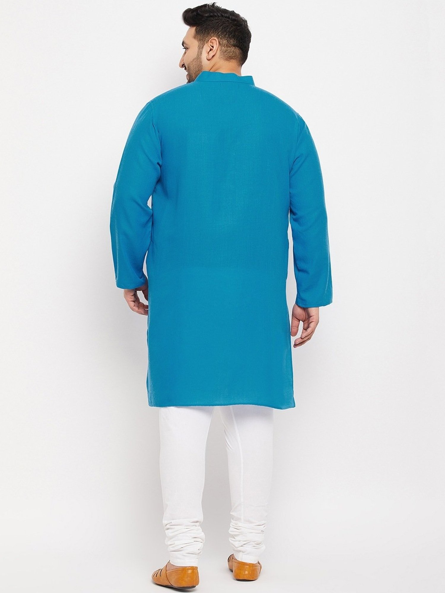 Bigbanana Sky Blue Regular Fit Kurta