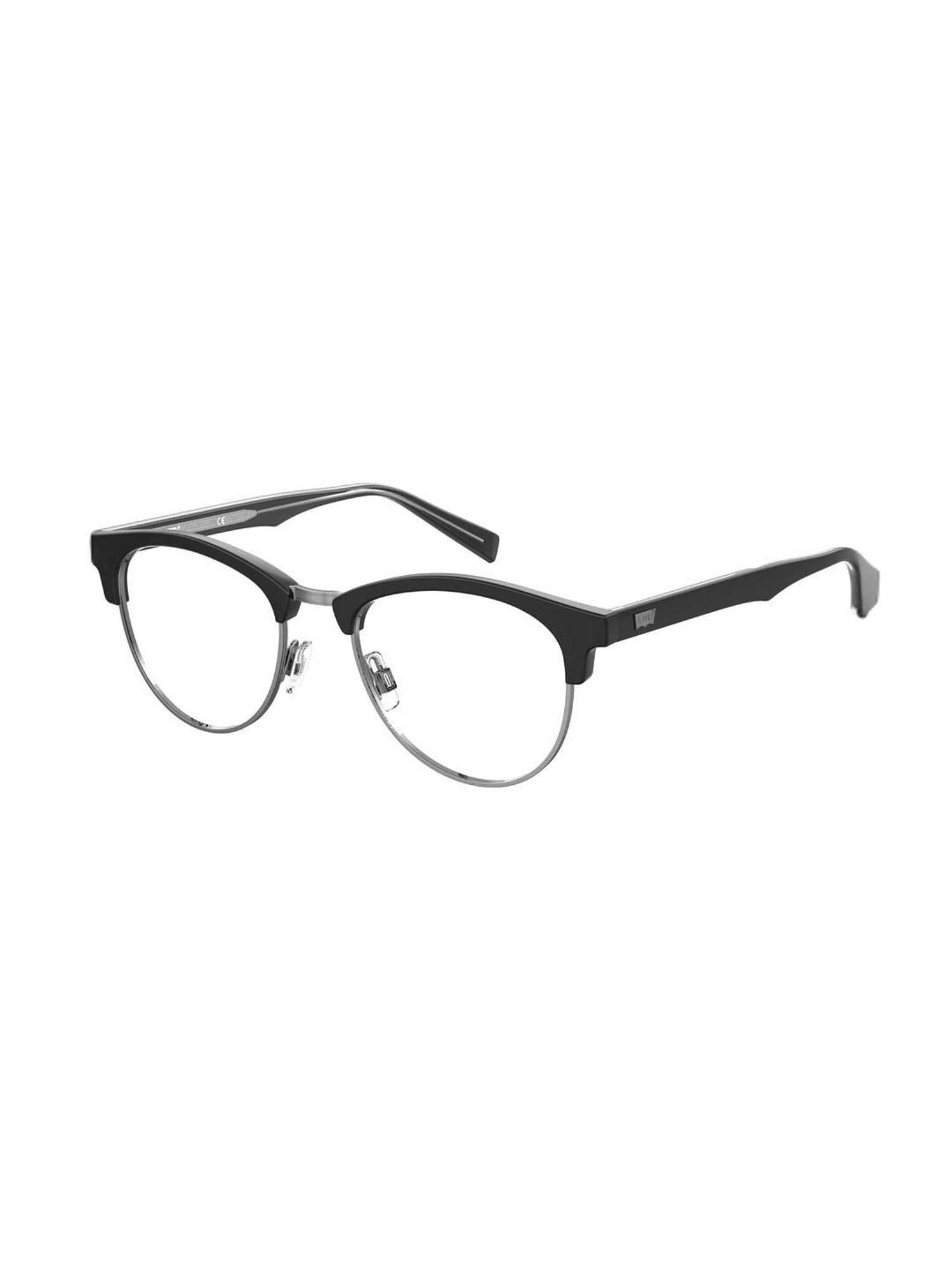 Levi's Black Clubmaster Eye Frames for Men