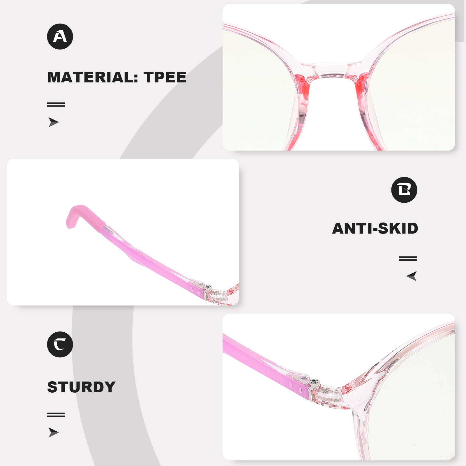 Children Blue Light Blocking Glasses Premium Durable Sturdy Children Glasses