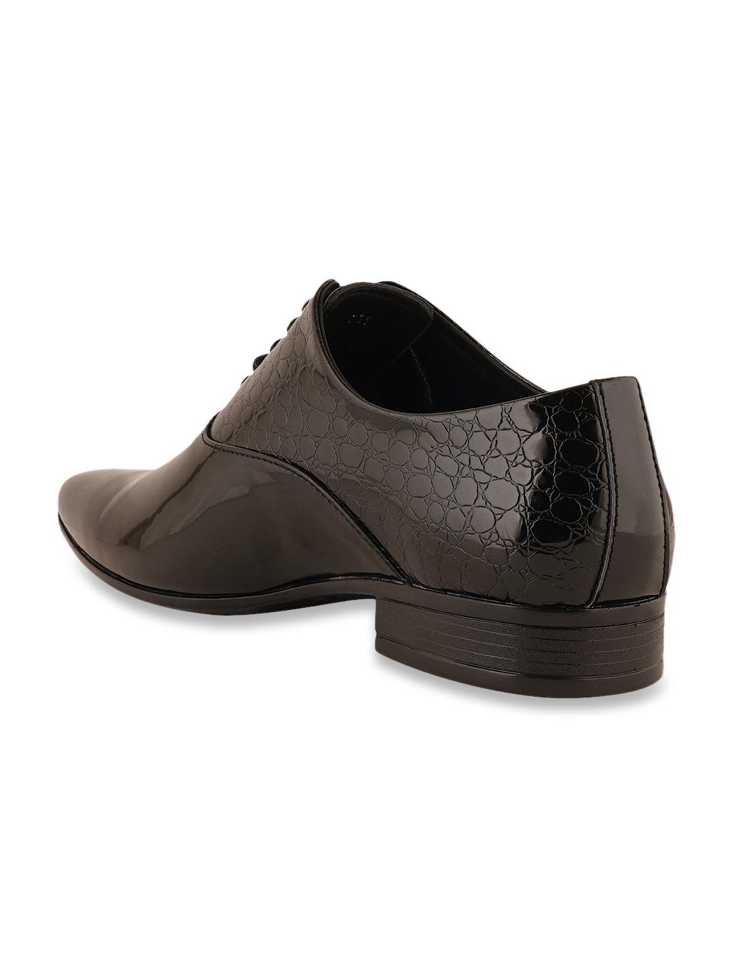 Pelle Albero Men's Black Oxford Shoes