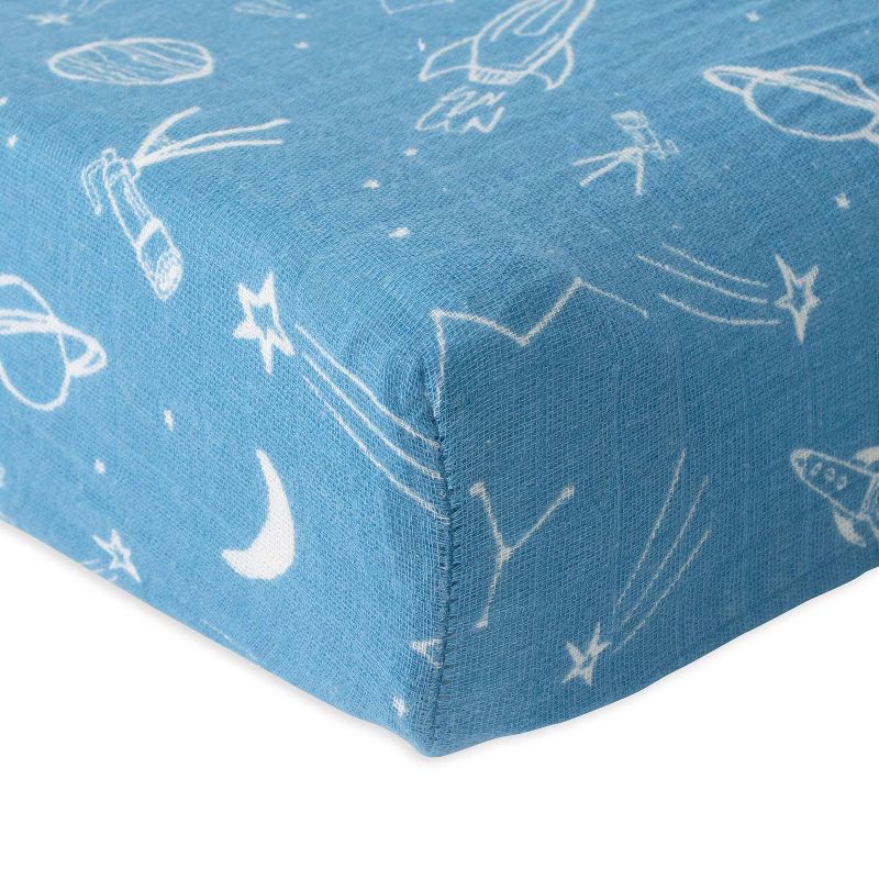 Red Rover Changing Pad Cover - Star Gaze