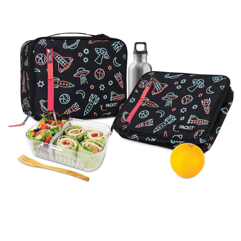 Packit Freezable Classic Lunch Box - Neon Space