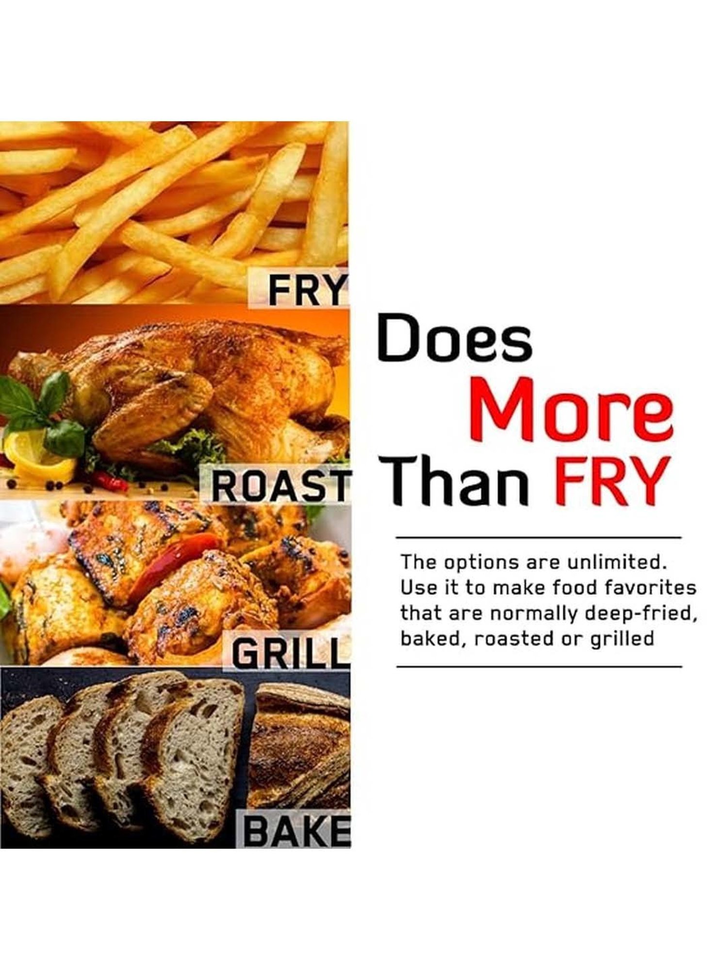 Prestige Nutrifry Black Plastic Electric Digital Touch Airfryer 4.5L