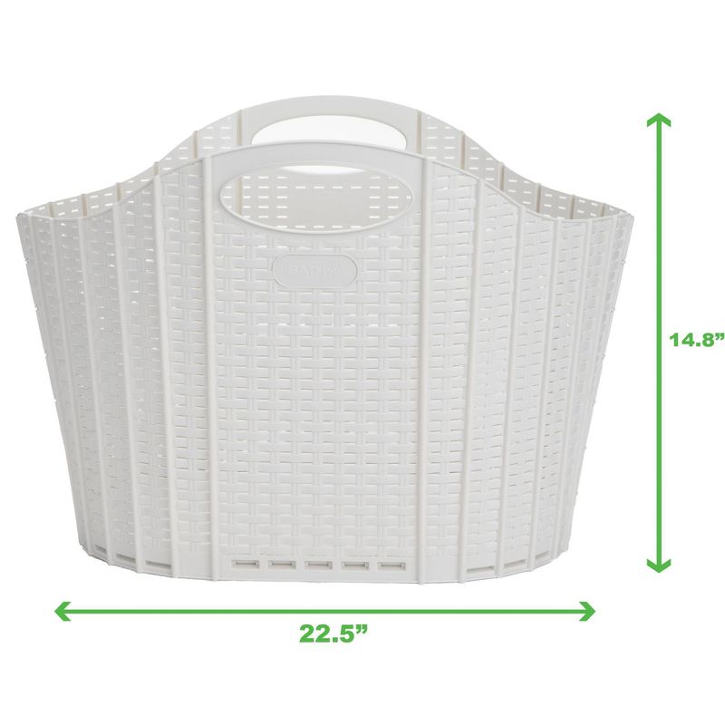 Rolling Triple Laundry Sorter White - Threshold™