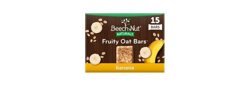 Beech-Nut Toddler Snack Banana Fruity Oat Bars - 15ct