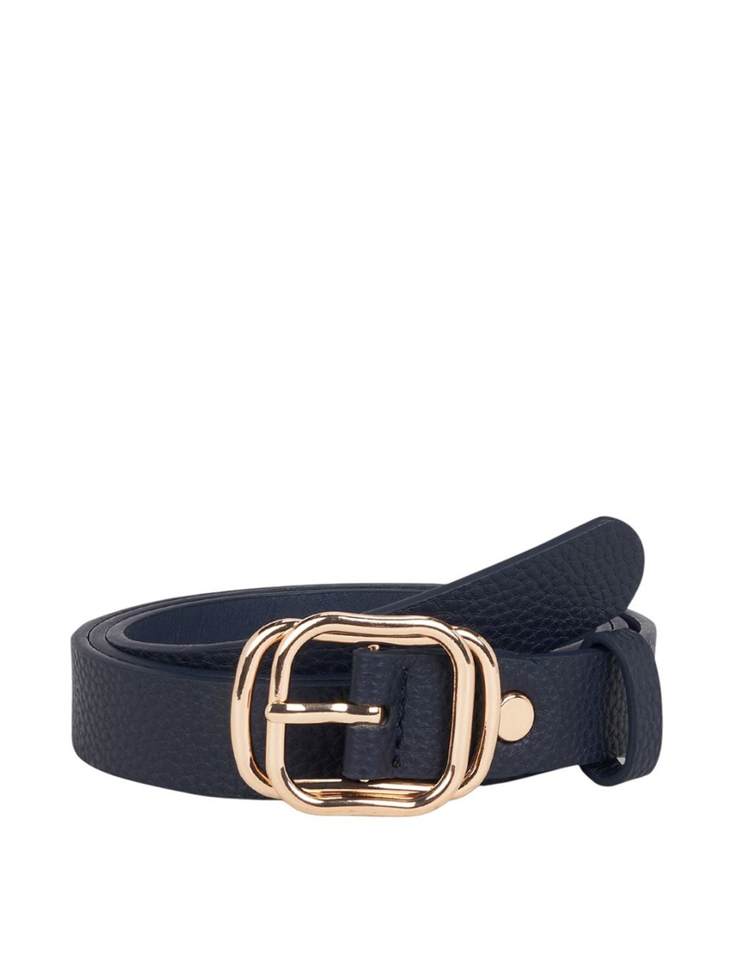 Hidesign Mariko Brown Solid Leather Narrow Belt