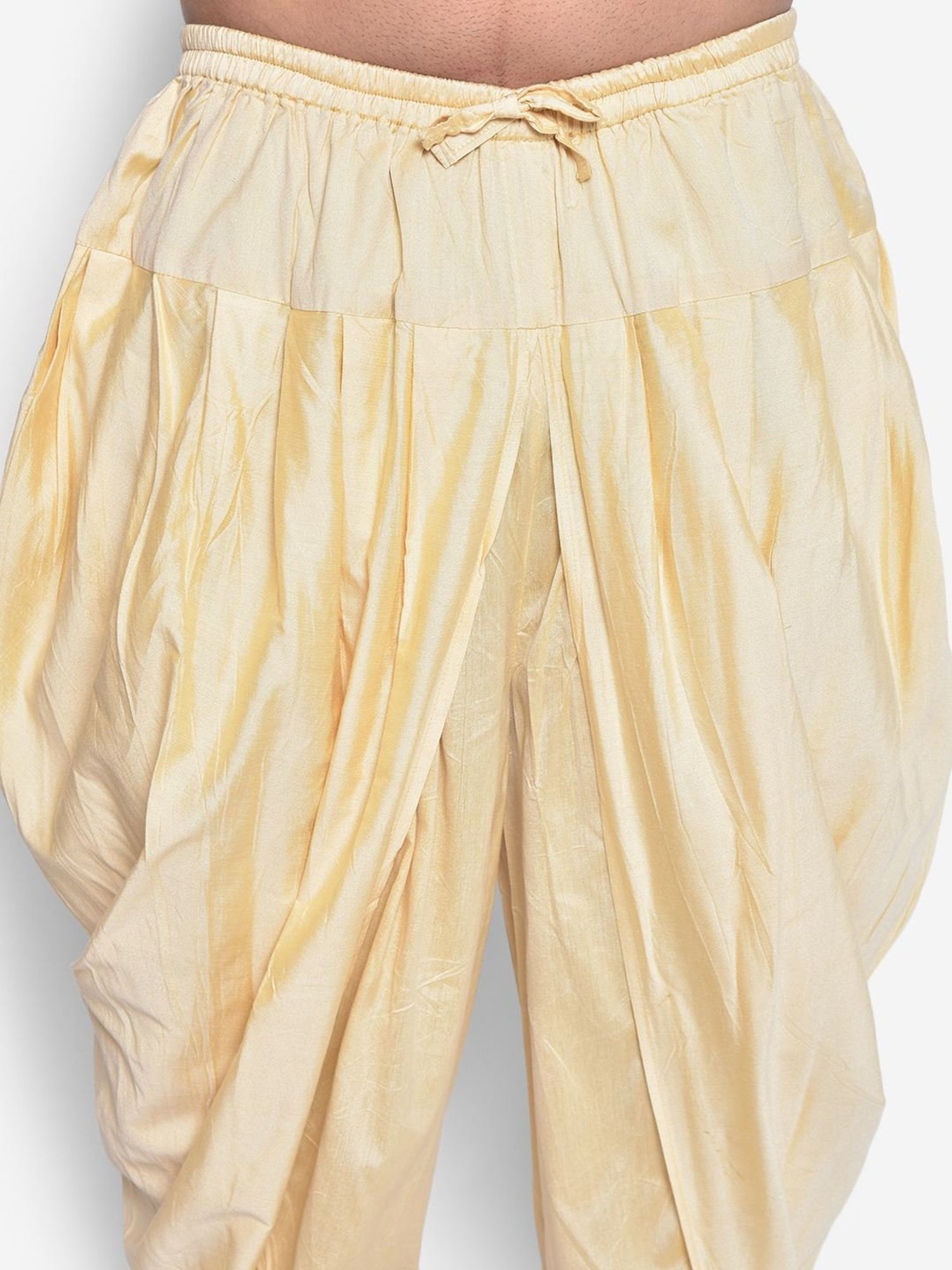 Kisah Beige Regular Fit Jacquard Sherwani Set