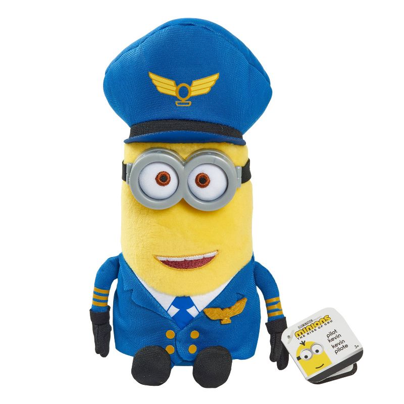 Illumination's Minions: The Rise of Gru Small Plush Pilot Kevin