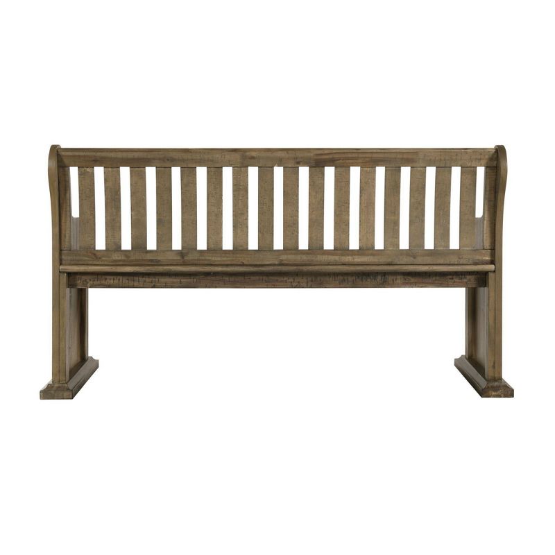 Stanford Pew Bench Gray - Picket House Furnishings