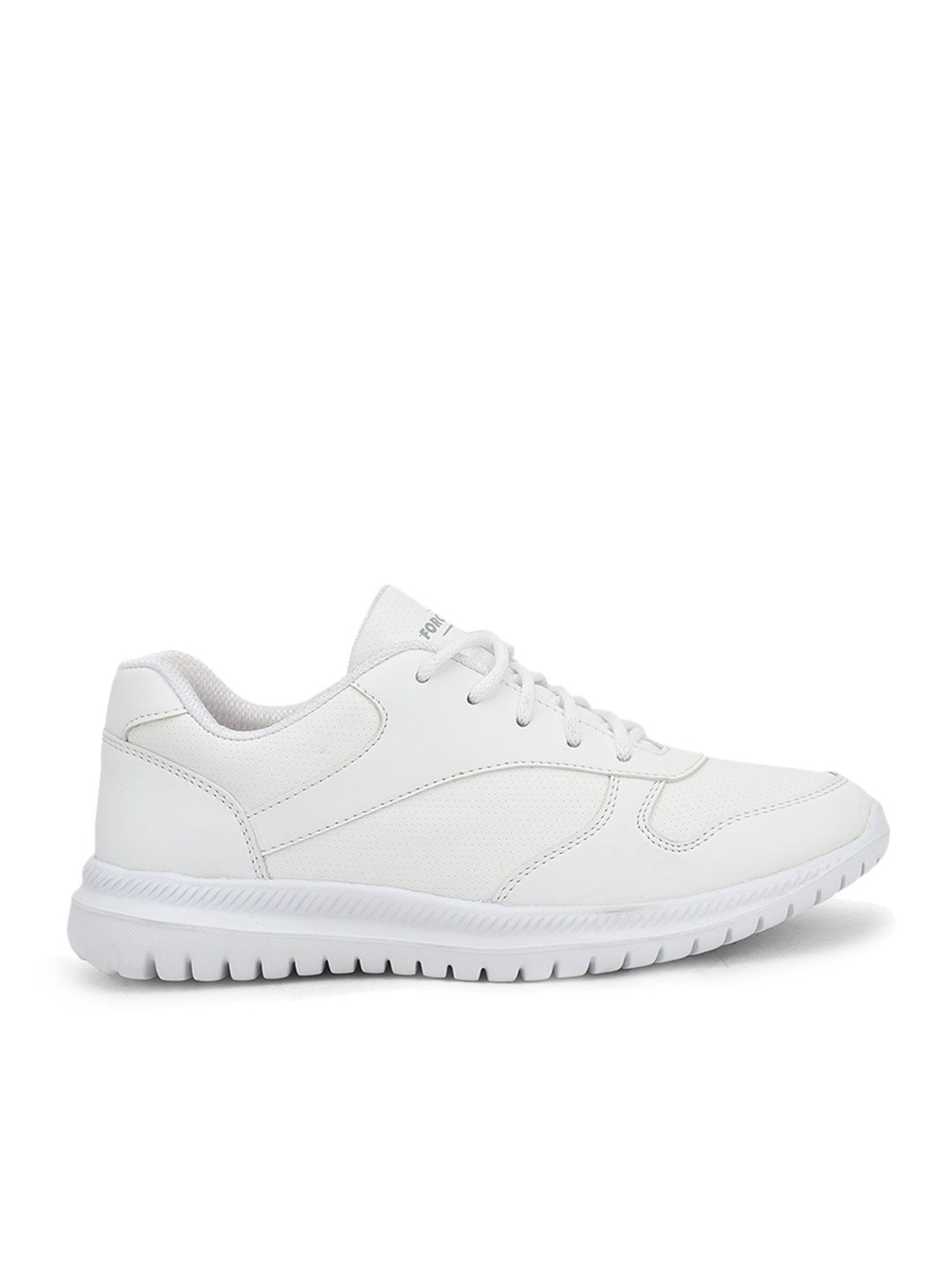 Force 10 By Liberty Kids White Lace Up Shoes