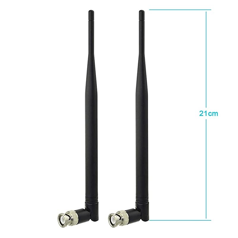 Wireless Microphone Receiver Antenna UHF 400MHz-960MHz BNC Male Antenna (2-Pack) for Wireless Microphone System Receiver Remote Digital Audio Mic Receiver Tuner UHF Ham Radio