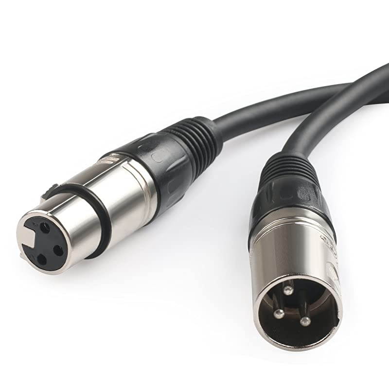 XLR Microphone Cable 15 Feet Male to Female