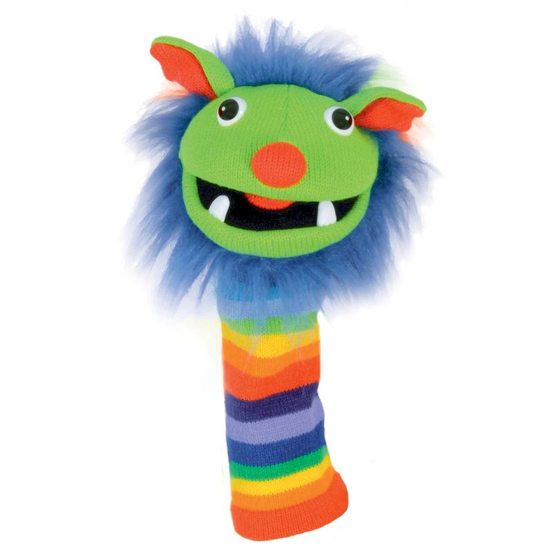 The Puppet Company Sockettes Knitted Puppet - Rainbow