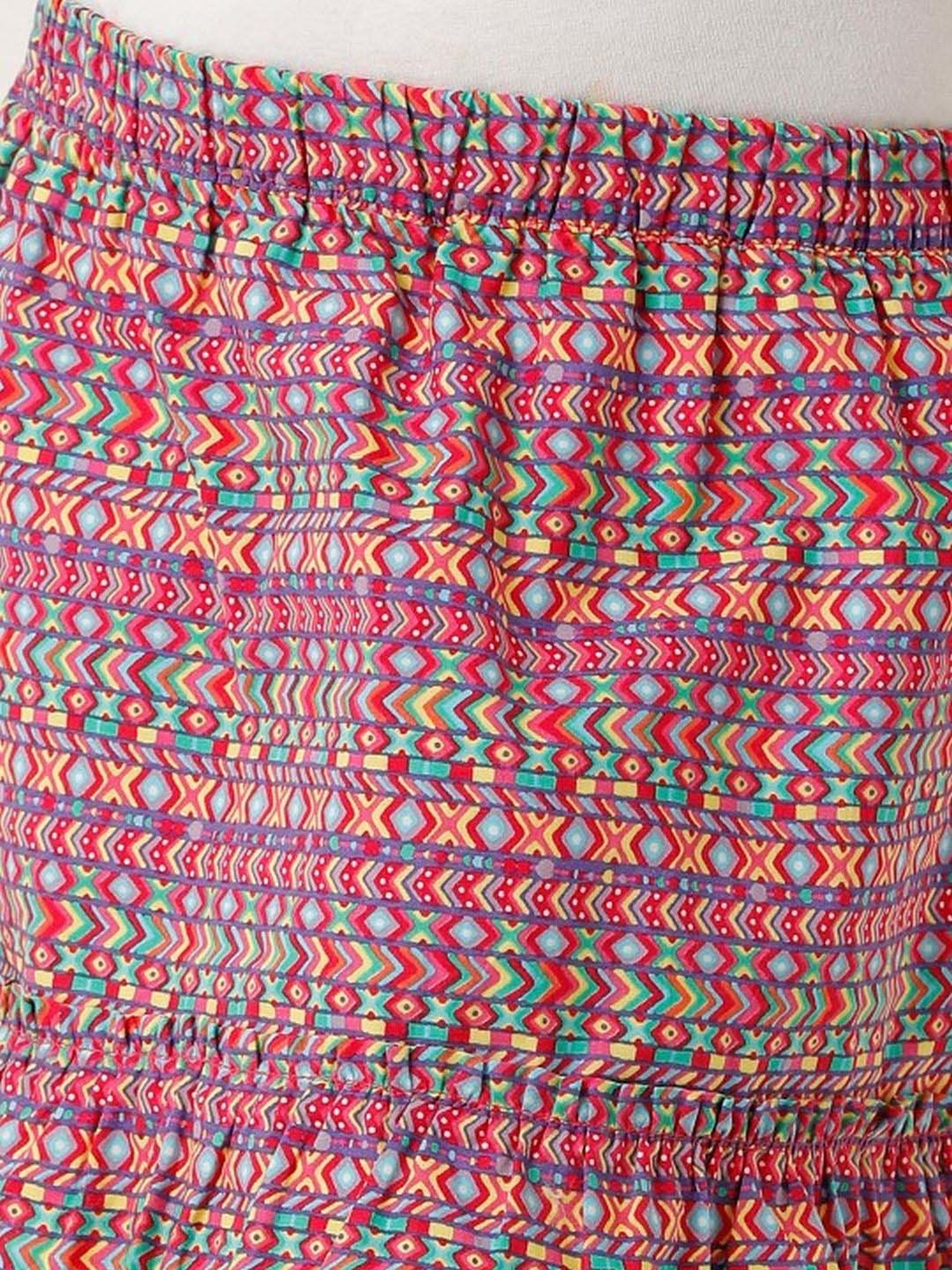 Angel & Rocket Kids Pink Floral Print Skirt