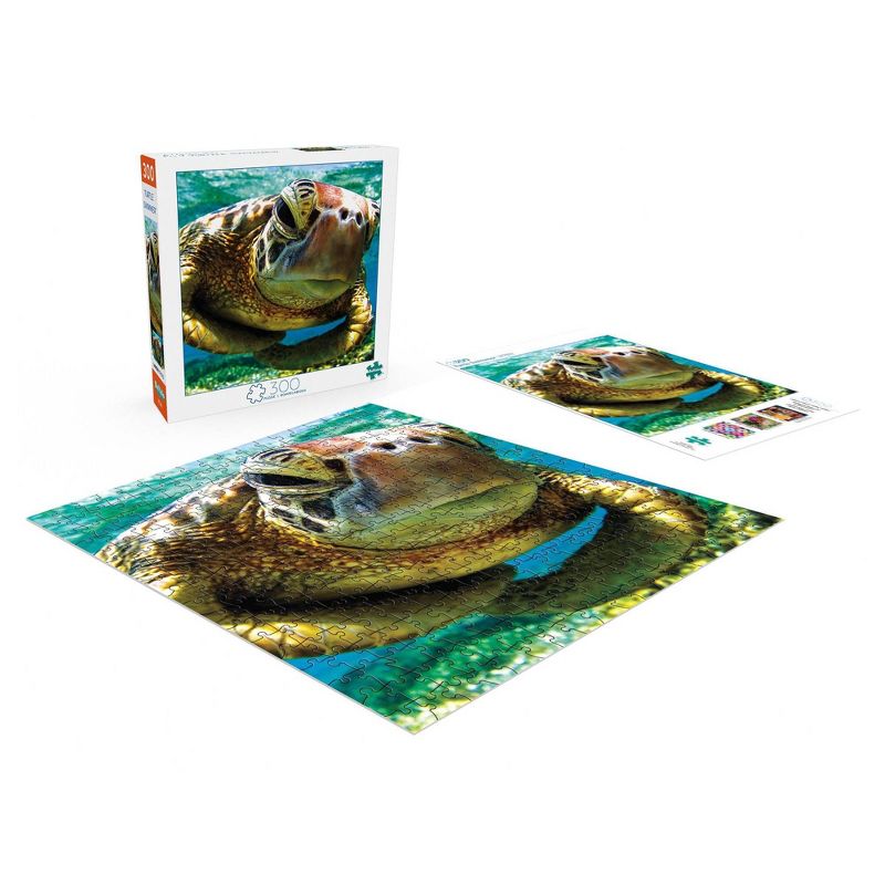 Buffalo Game Art of Play: Turtle Swimmer Jigsaw Puzzle - 300pc