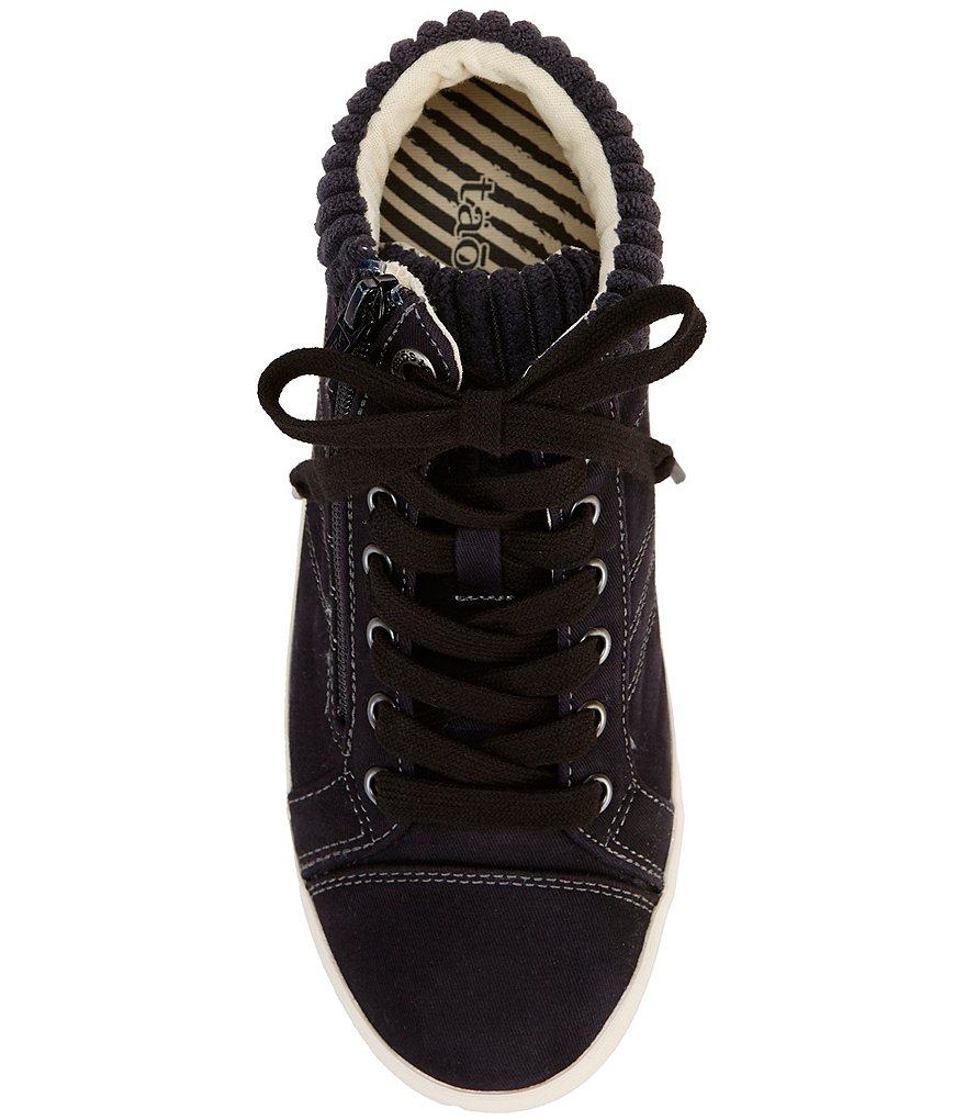 Taos Footwear Startup Hi-Top Vintage Lace-Up Sneakers