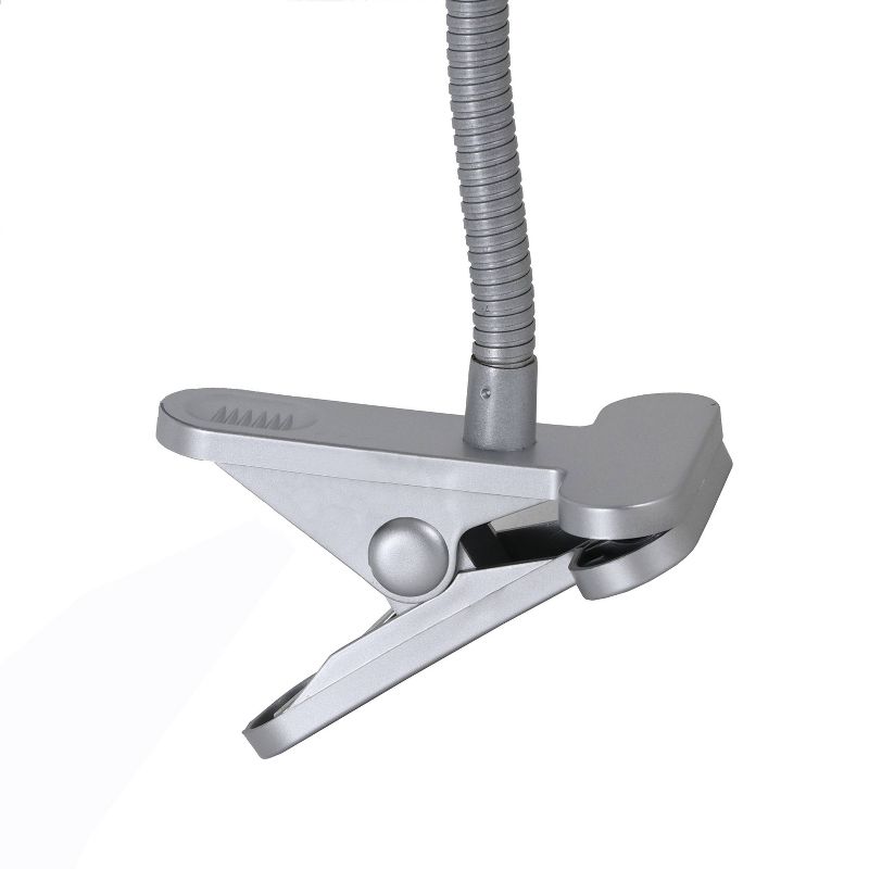 George Gooseneck Clip Lamp Gray - Decor Therapy