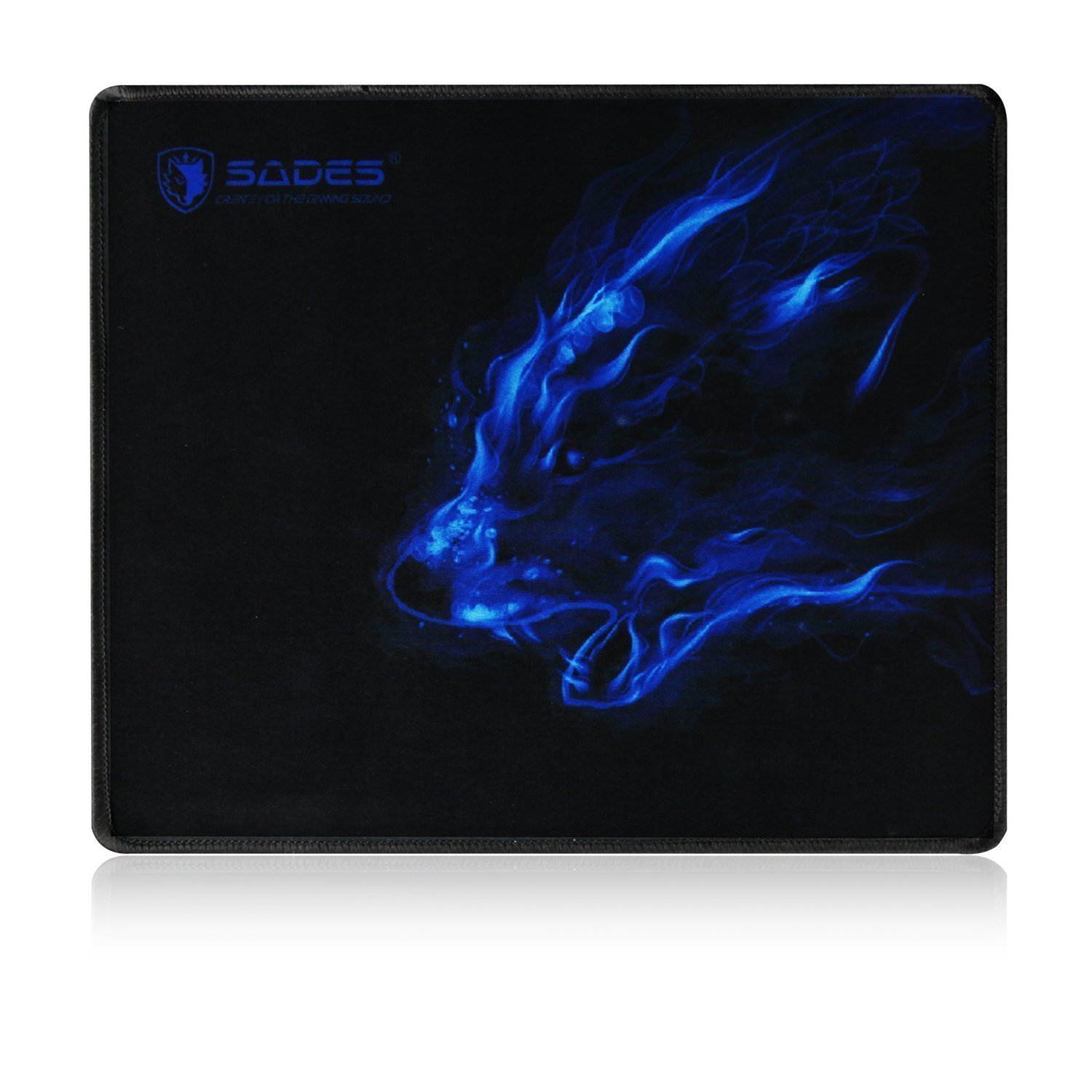ANIVIA G30 PC Professional Gaming Mouse Pad/Mat with Stitched Edges 3mm Thick Non-Slip Waterproof Rubber Base for Mouse (Black) Size:11.81"x9.84"x0.12"